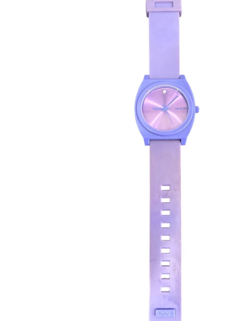 Nixon Time Teller Watch Purple Stainless Steel Minimalist Classic Unisex